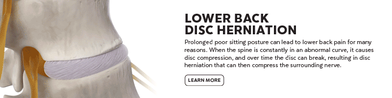 Lower Back Disc Herniation - Learn More CTA